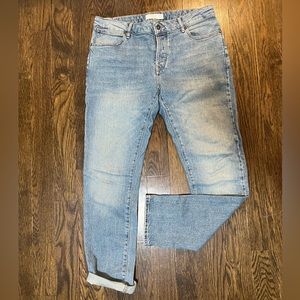 Topman Slim Light-wash Jeans